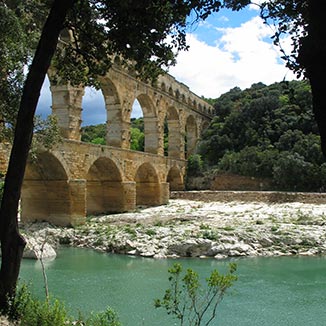Pont du Gard Roman aqueduct